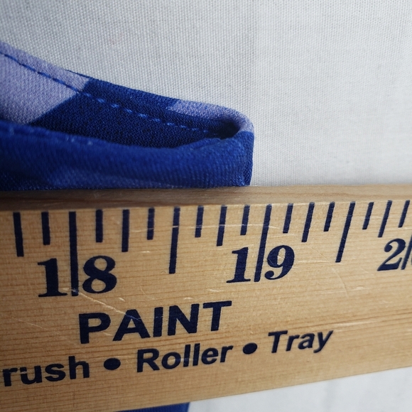 Calvin Klein Women's Blue and Black Shirt Sz PL - Picture 8 of 8